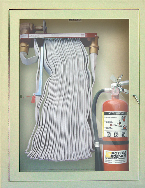 Standpipe Fire Hose with Metal Cabinet
